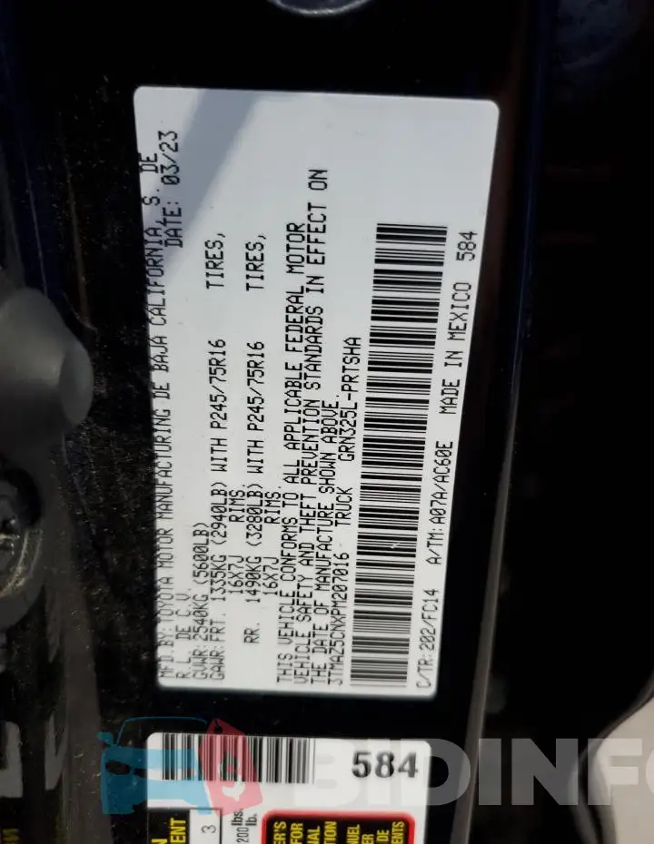 3TMAZ5CNXPM207016 Photo# 12