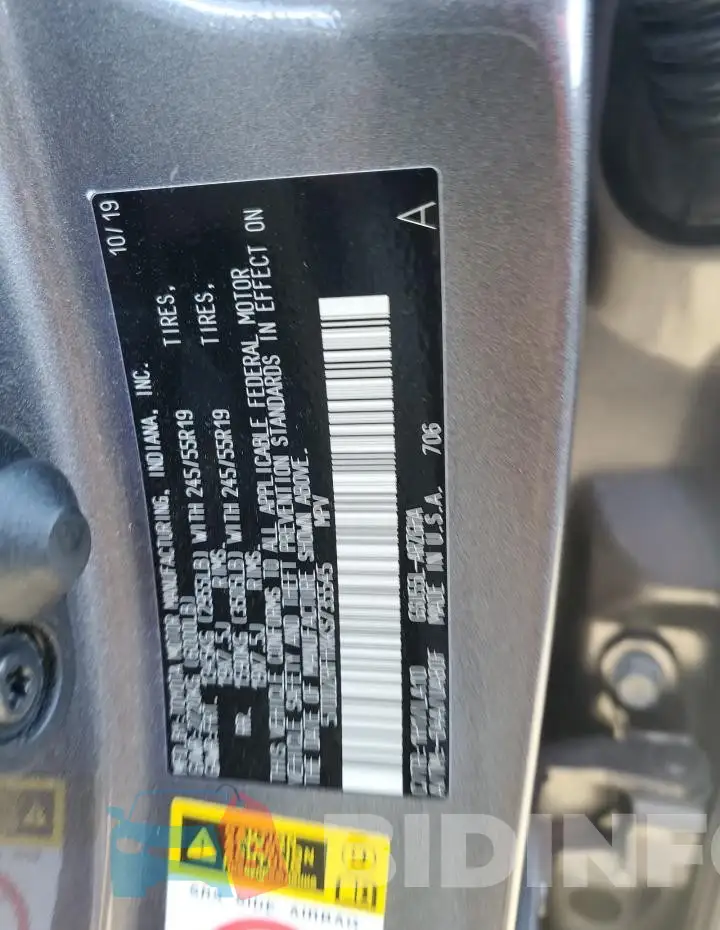 5TDDZRFHXKS735545 Photo# 13