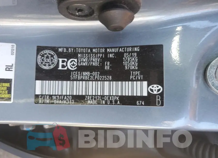 5YFBPRBE2LP022528 Photo# 12