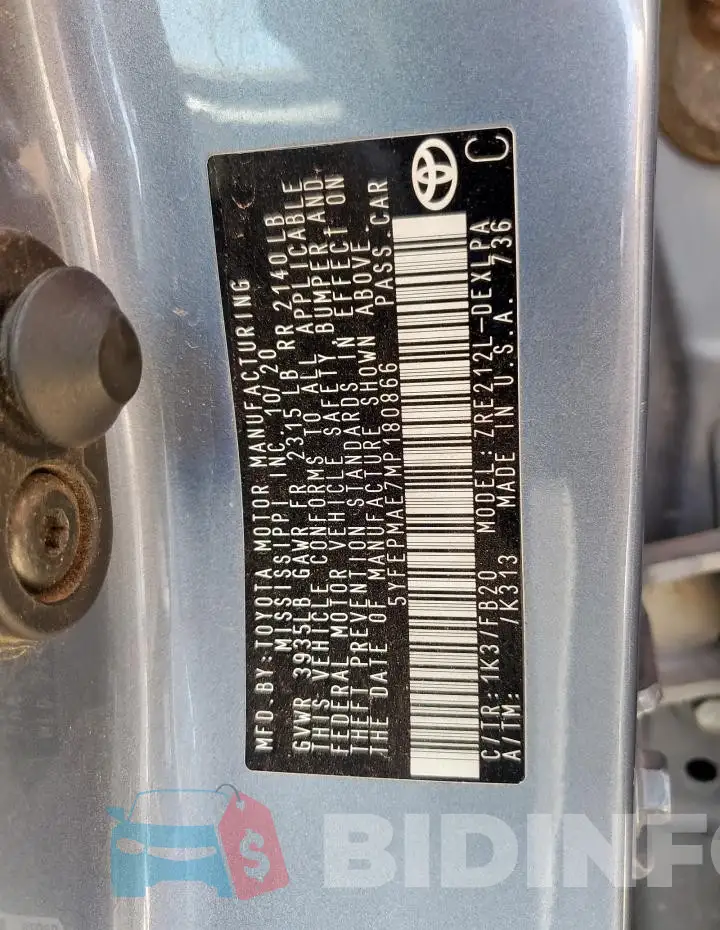 5YFEPMAE7MP180866 Photo# 12