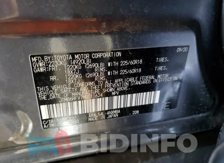 JTMB6RFV7MD011624 Photo# 13