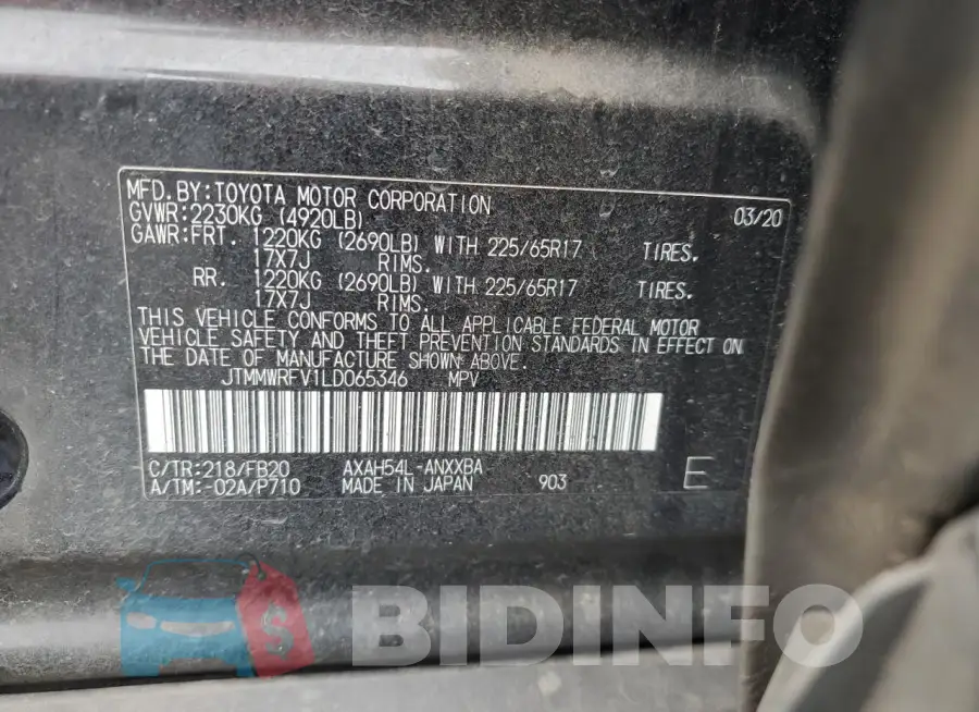JTMMWRFV1LD065346 Photo# 13