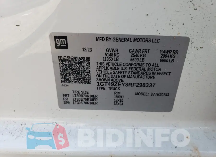 1GT49ZEY3RF298337 Photo# 12