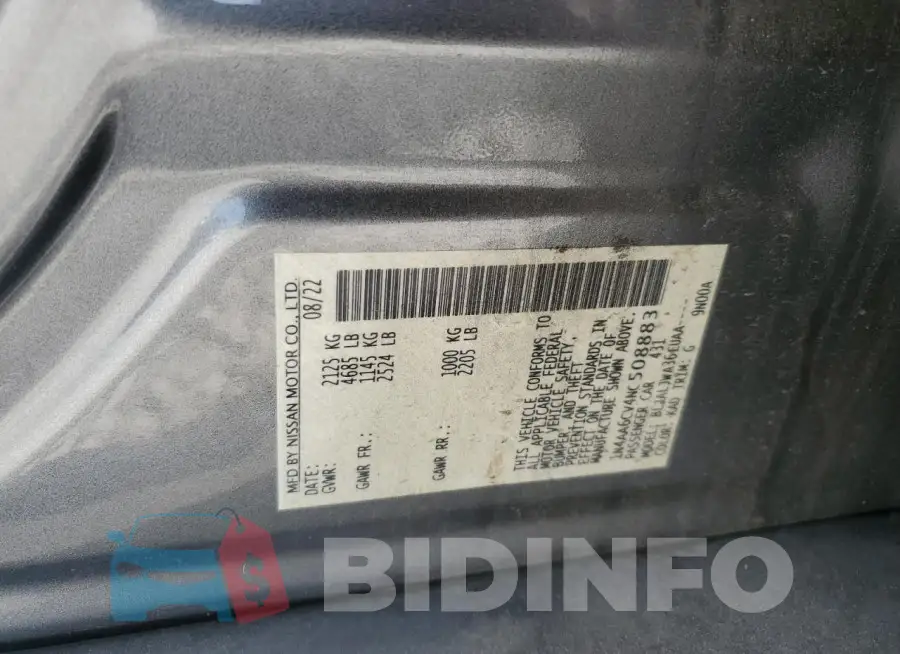 1N4AA6CV4NC508883 Photo# 12