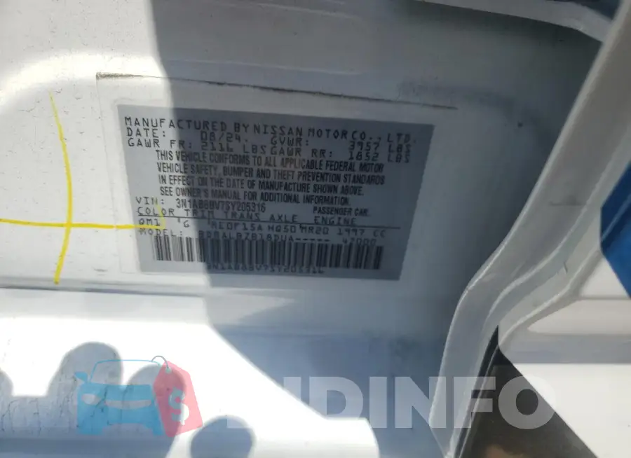3N1AB8BV7SY205316 Photo# 12