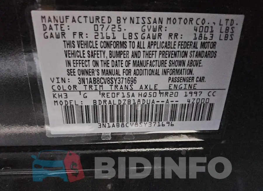 3N1AB8CV8SY371696 Photo# 12
