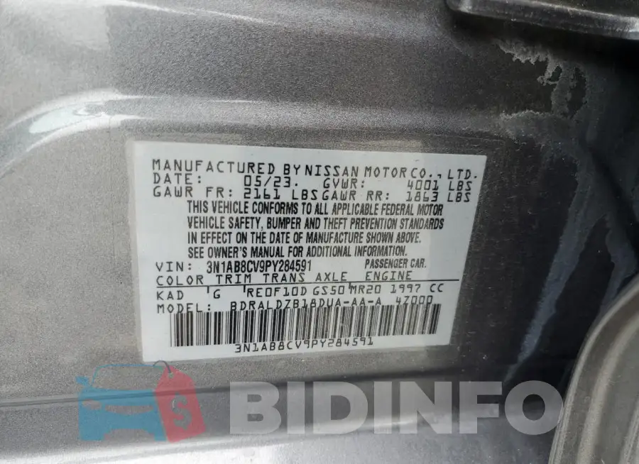 3N1AB8CV9PY284591 Photo# 12