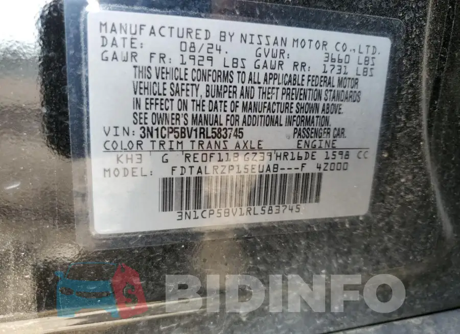 3N1CP5BV1RL583745 Photo# 12