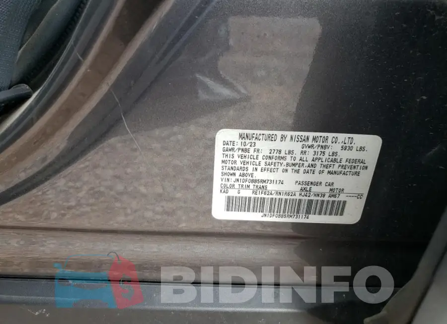 JN1DF0BB5RM731174 Photo# 12