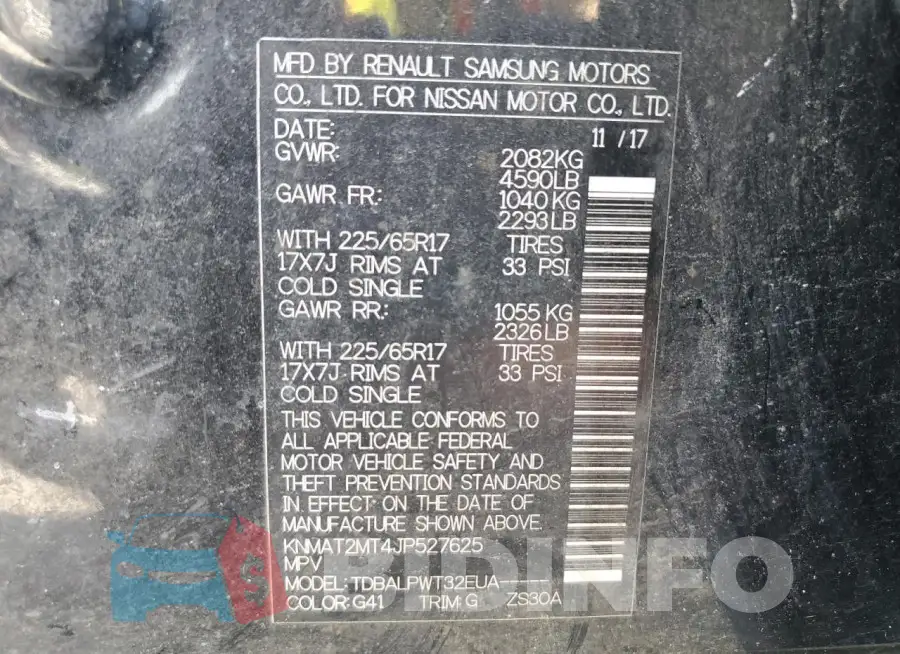 KNMAT2MT4JP527625 Photo# 13