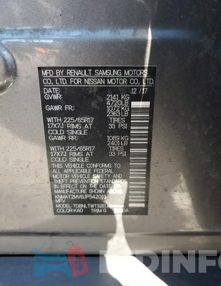 KNMAT2MV6JP542015 Photo# 13