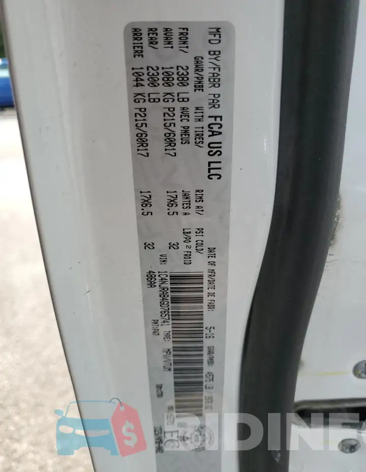 1C4NJRAB4GD765741 Photo# 13