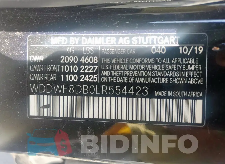 WDDWF8DB0LR554423 Photo# 13
