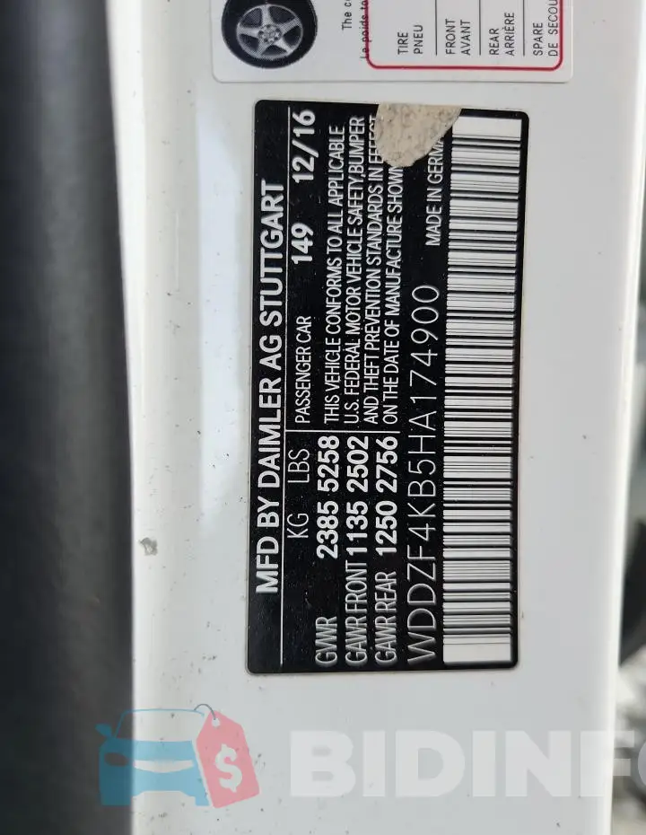 WDDZF4KB5HA174900 Photo# 12