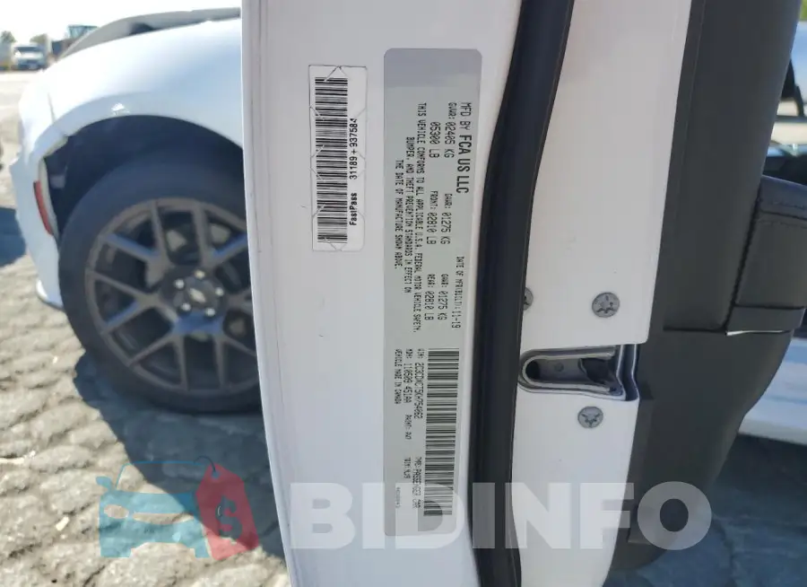 2C3CDXCT5KH754062 Photo# 12