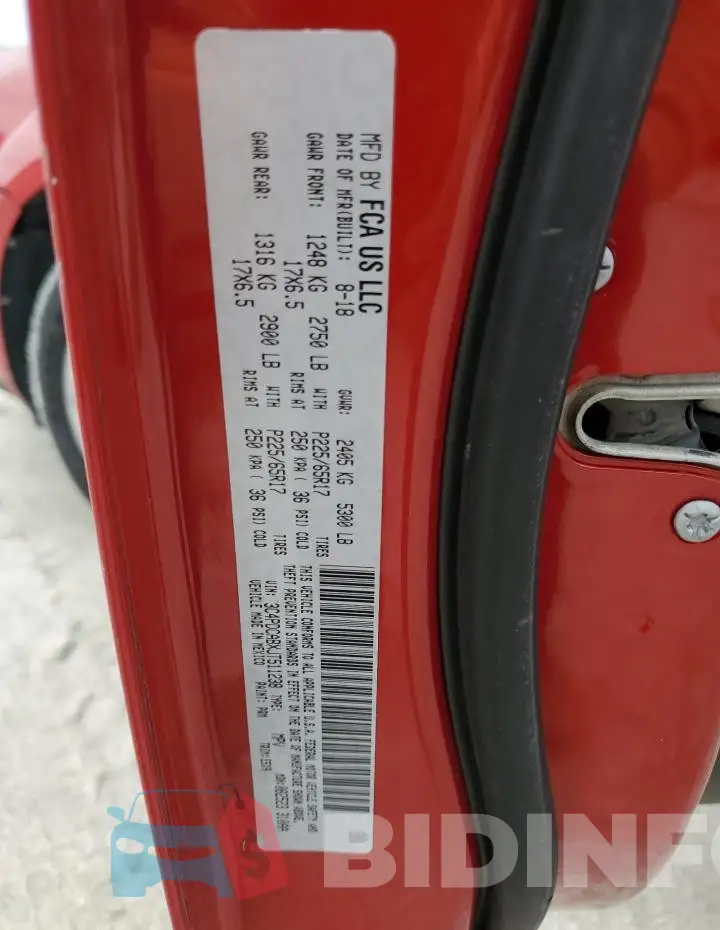 3C4PDCABXJT511238 Photo# 13