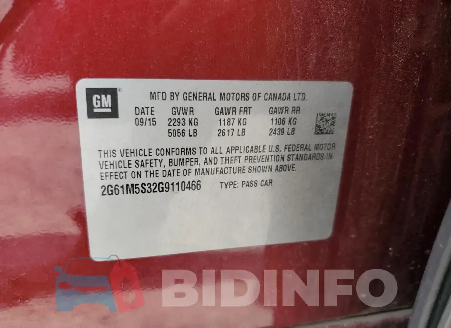 2G61M5S32G9110466 Photo# 13
