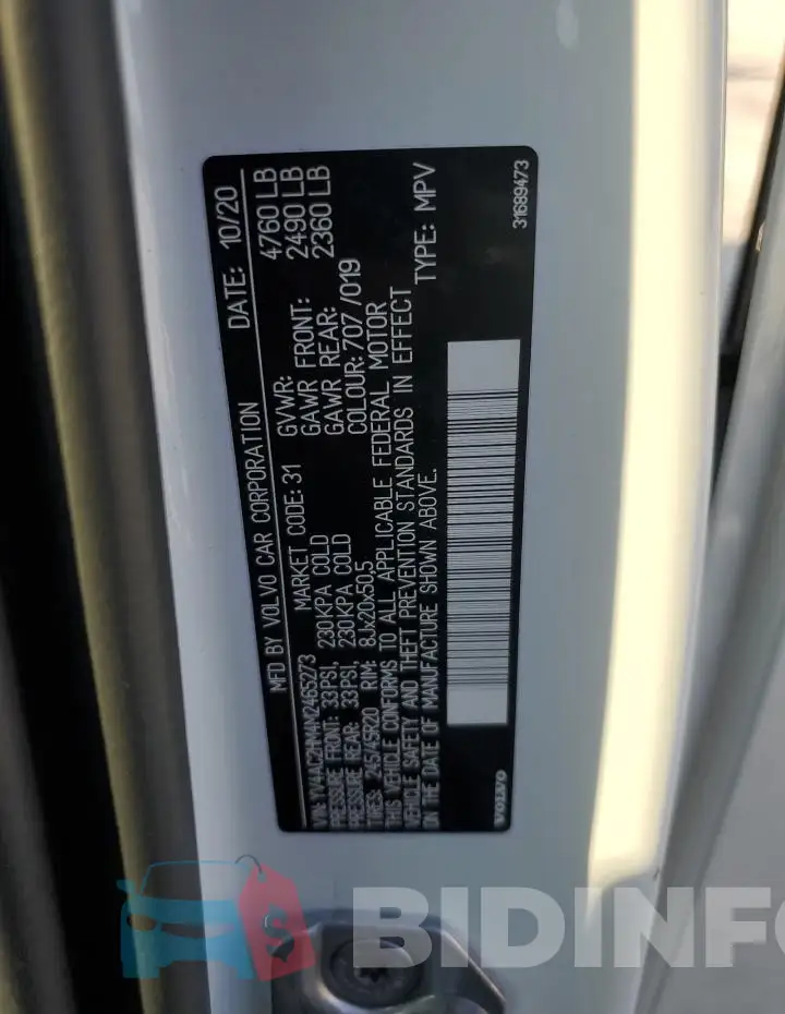 YV4AC2HM4M2465273 Photo# 14