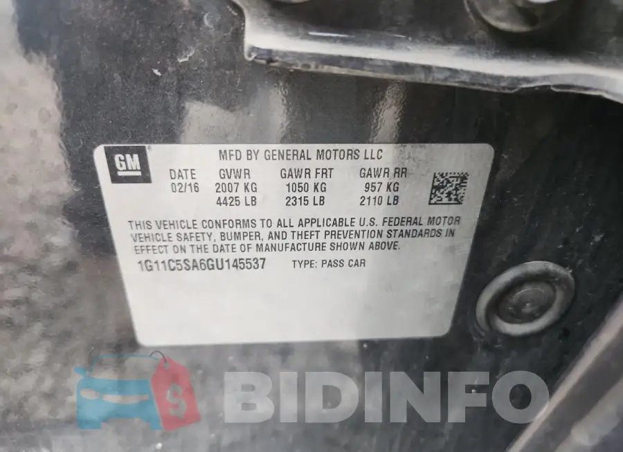 1G11C5SA6GU145537 Photo# 12