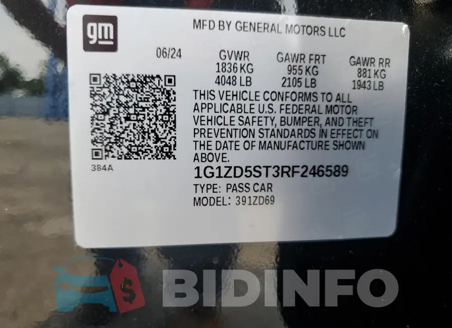 1G1ZD5ST3RF246589 Photo# 12