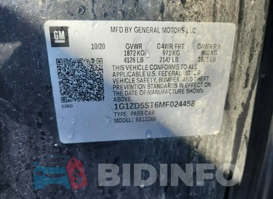 1G1ZD5ST6MF024458 Photo# 12