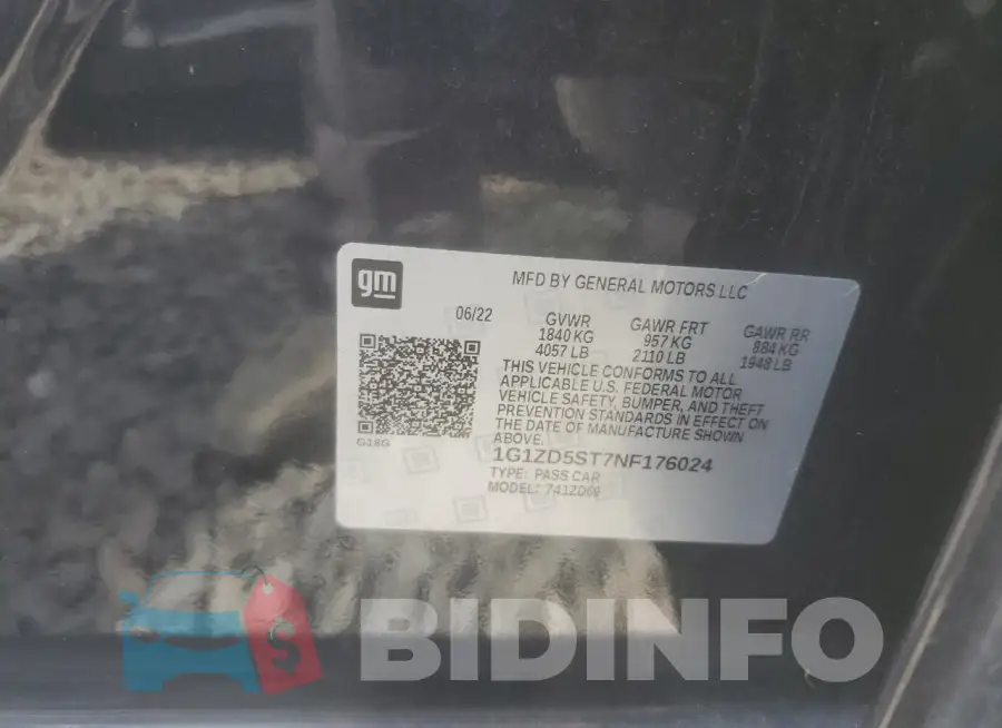 1G1ZD5ST7NF176024 Photo# 12