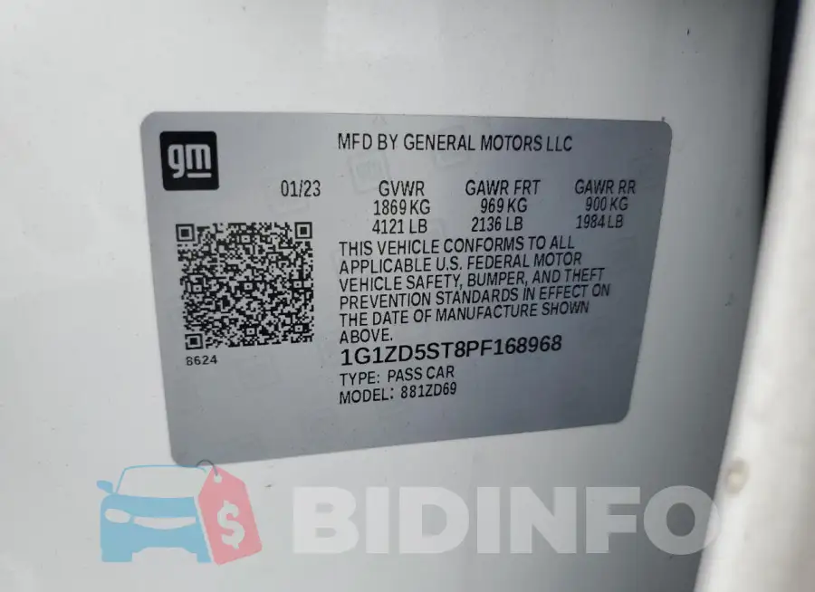 1G1ZD5ST8PF168968 Photo# 12