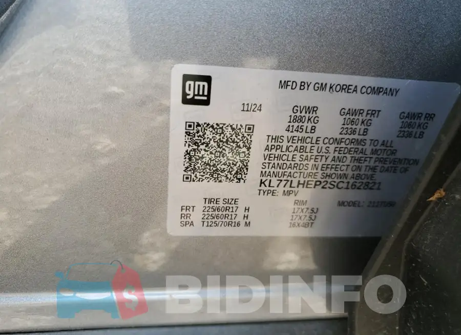 KL77LHEP2SC162821 Photo# 13