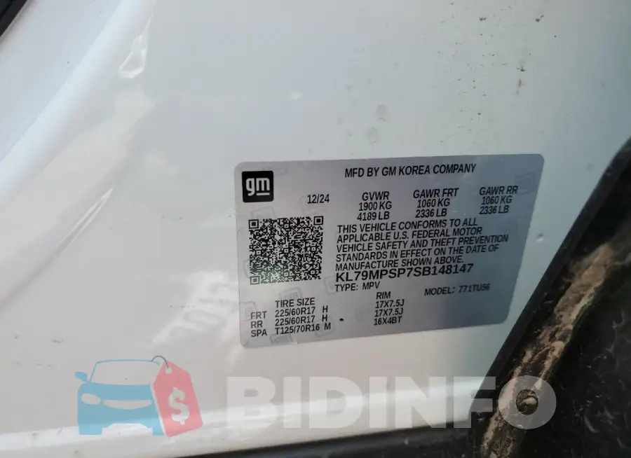 KL79MPSP7SB148147 Photo# 12
