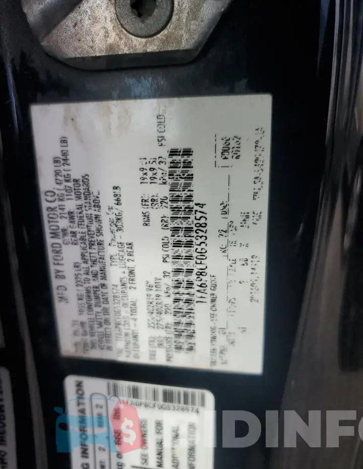 1FA6P8CF0G5328574 Photo# 12