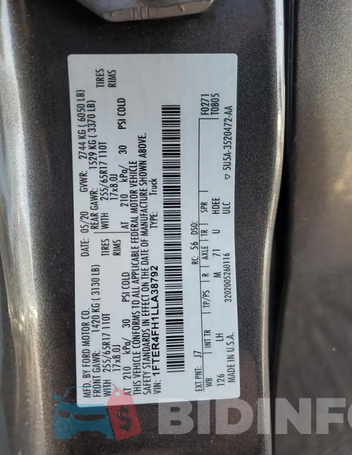 1FTER4FH1LLA38792 Photo# 12
