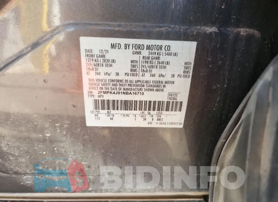 2FMPK4J91NBA16710 Photo# 13