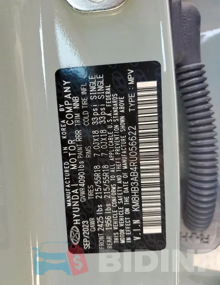KM8HB3AB4RU056622 Photo# 14