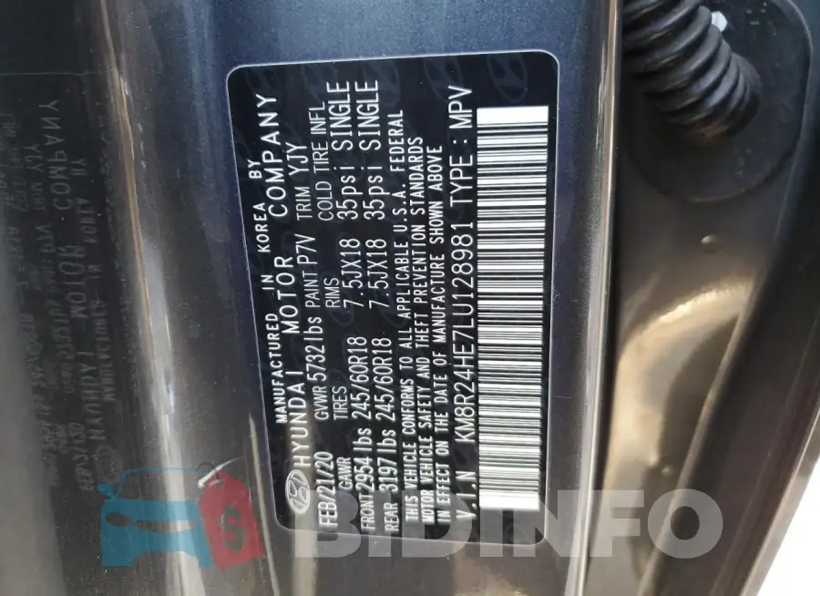 KM8R24HE7LU128981 Photo# 13