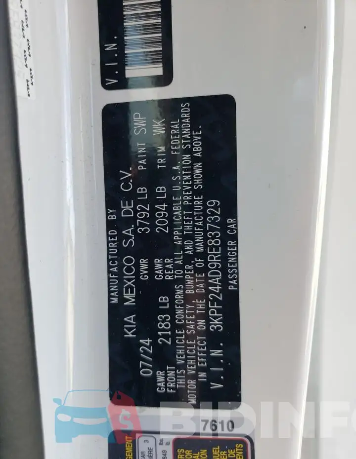 3KPF24AD9RE837329 Photo# 12