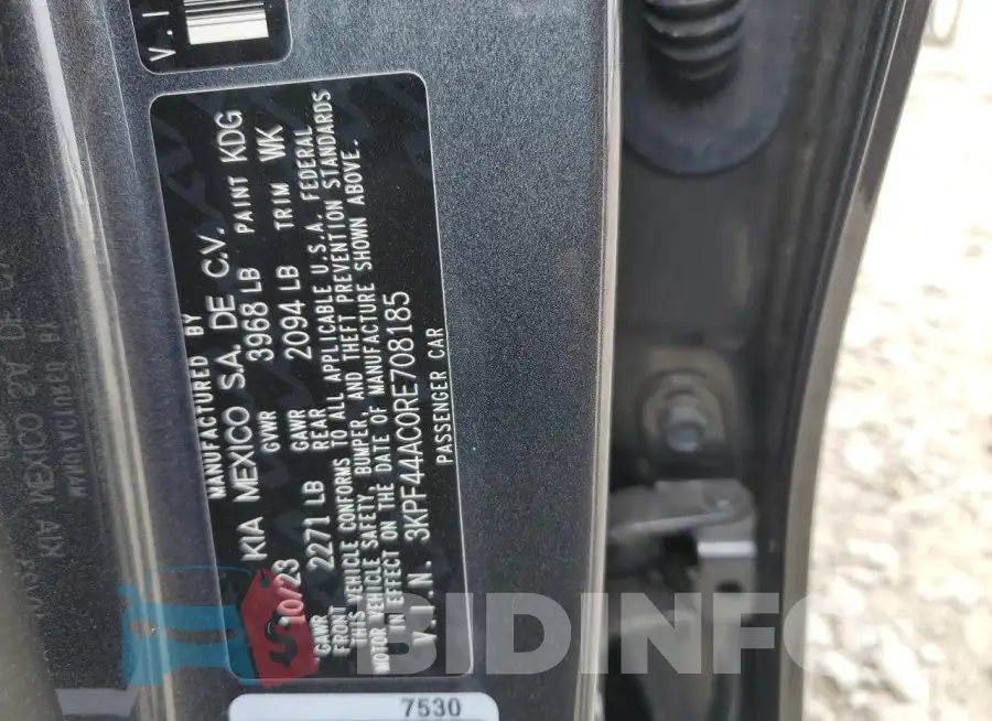 3KPF44AC0RE708185 Photo# 13