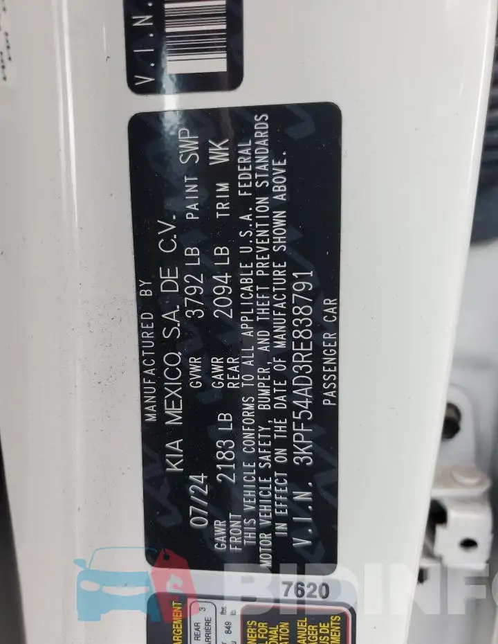 3KPF54AD3RE838791 Photo# 13