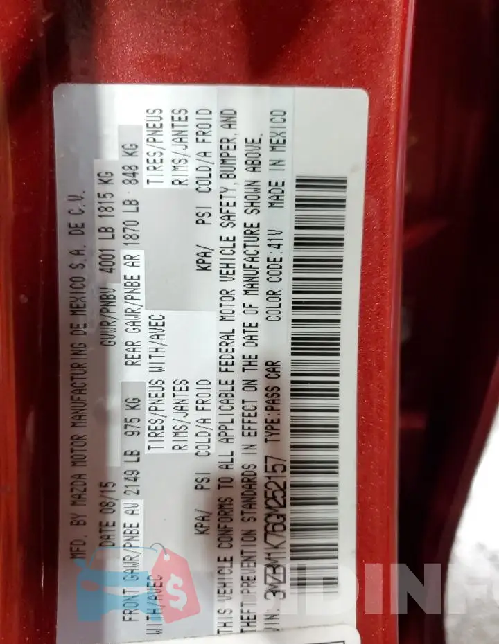 3MZBM1K76GM252157 Photo# 12
