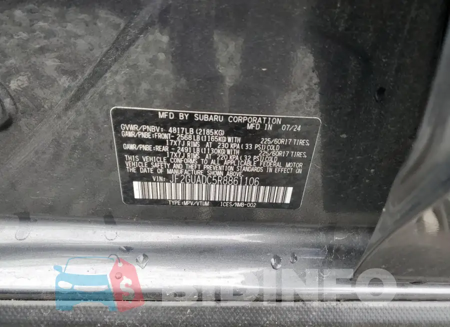 JF2GUADC5R8861106 Photo# 14
