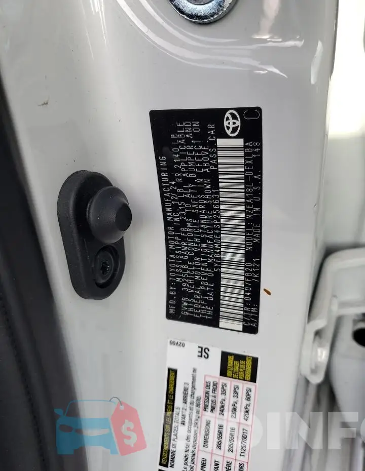 5YFB4MDE4SP256631 Photo# 13