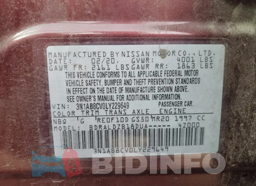 3N1AB8CV0LY229649 Photo# 12