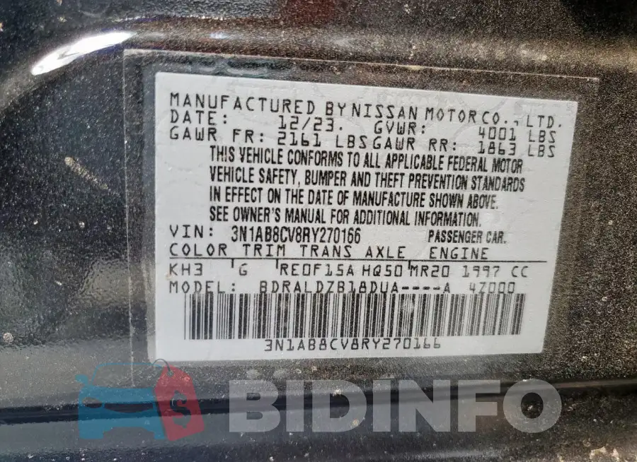 3N1AB8CV8RY270166 Photo# 12