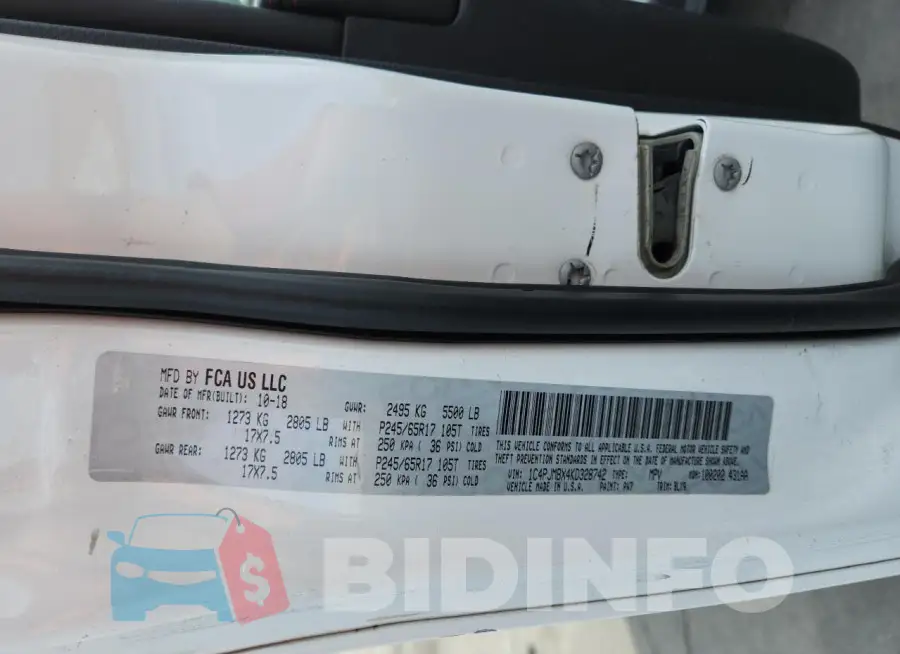 1C4PJMBX4KD328742 Photo# 13