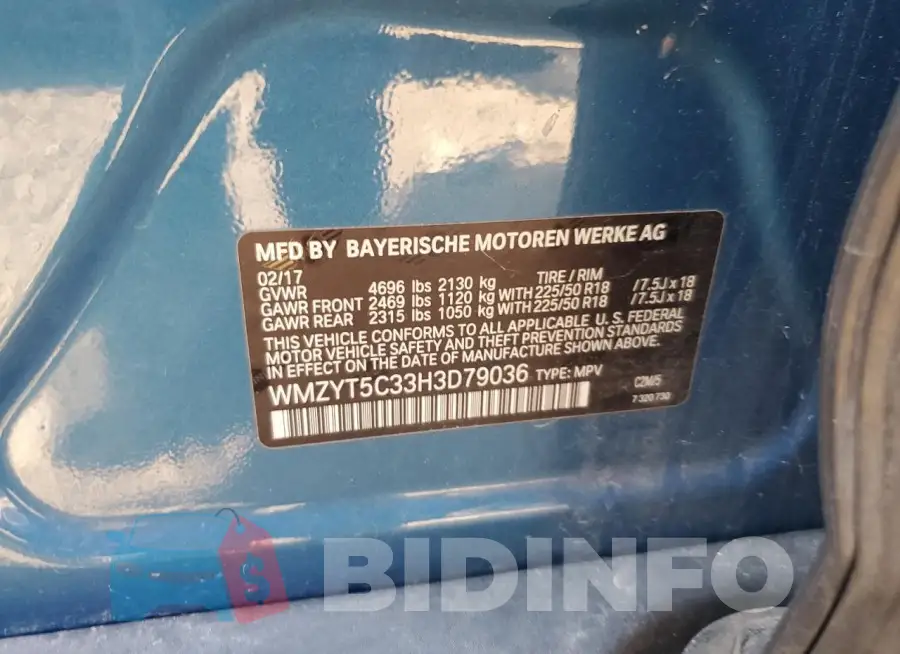 WMZYT5C33H3D79036 Photo# 12