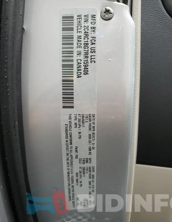 2C4RC1BG7RR159406 Photo# 13