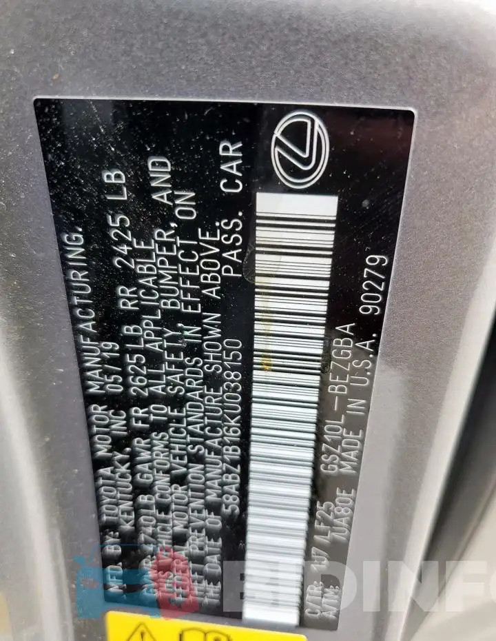 58ABZ1B16KU038150 Photo# 12