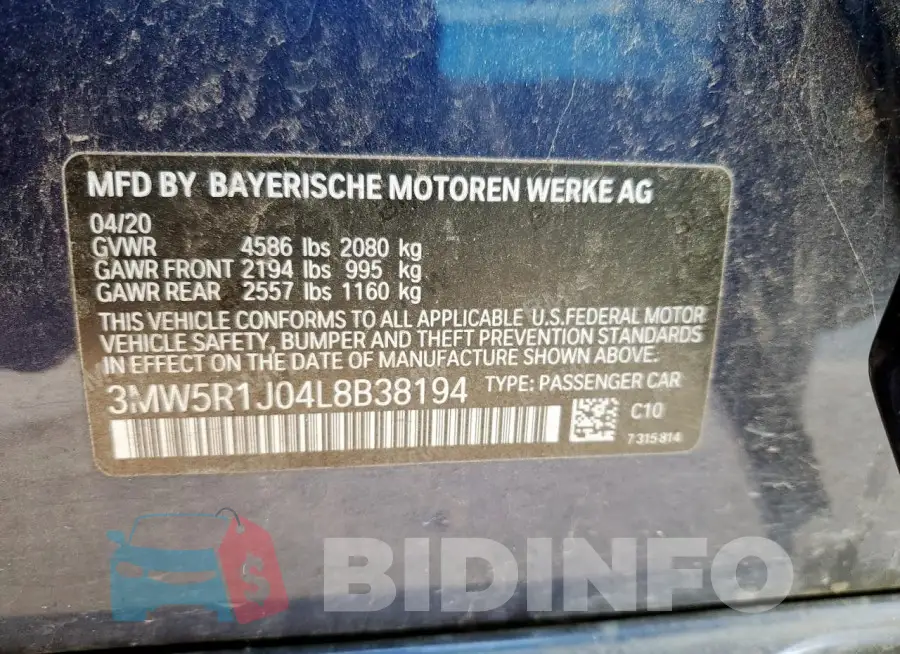 3MW5R1J04L8B38194 Photo# 12