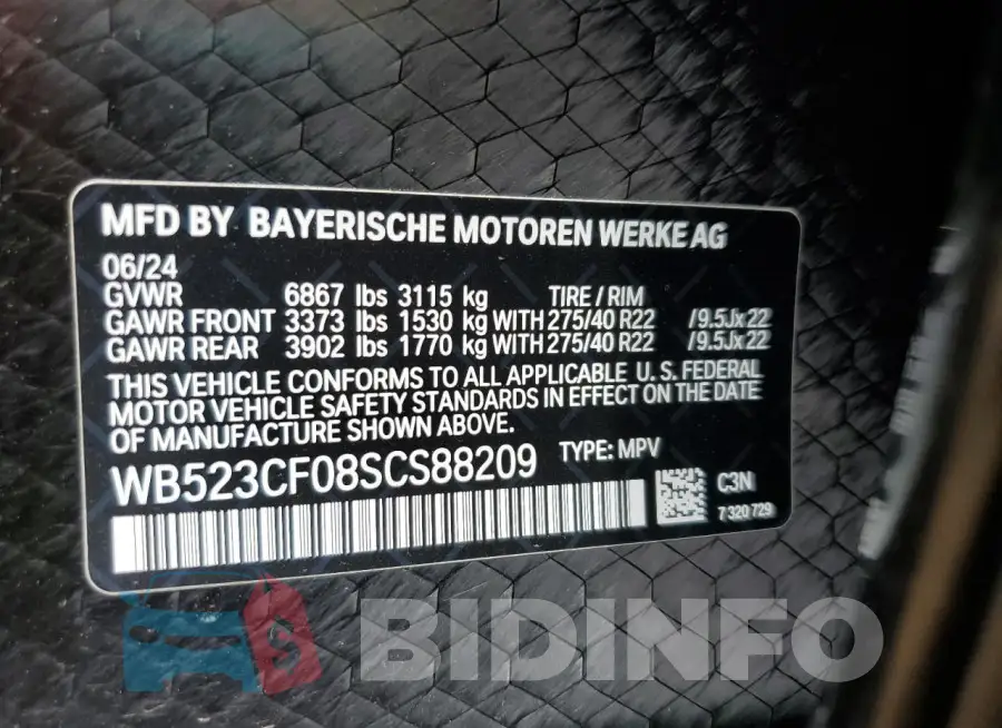 WB523CF08SCS88209 Photo# 13