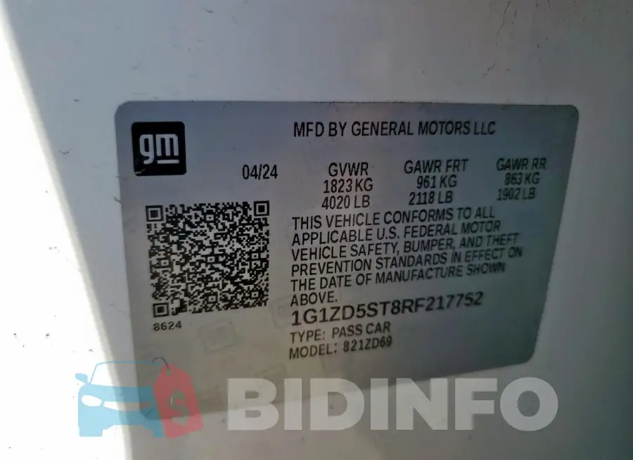 1G1ZD5ST8RF217752 Photo# 12
