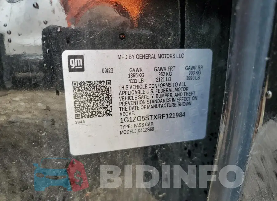 1G1ZG5STXRF121984 Photo# 12